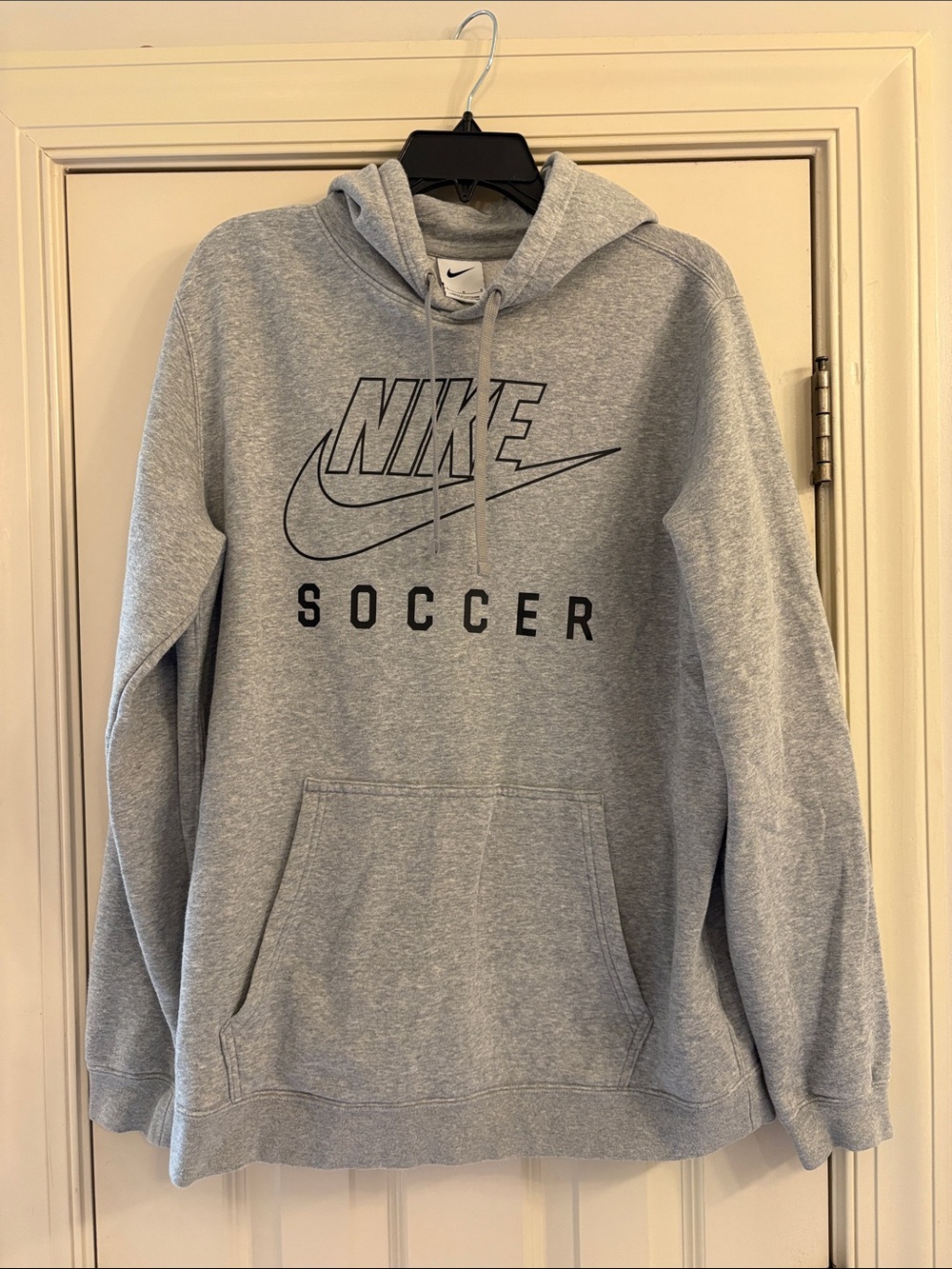 Nike Light Gray Soccer Pullover Hoodie